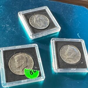 12 ounces of Silver half dollar Coins in Protective Cases
